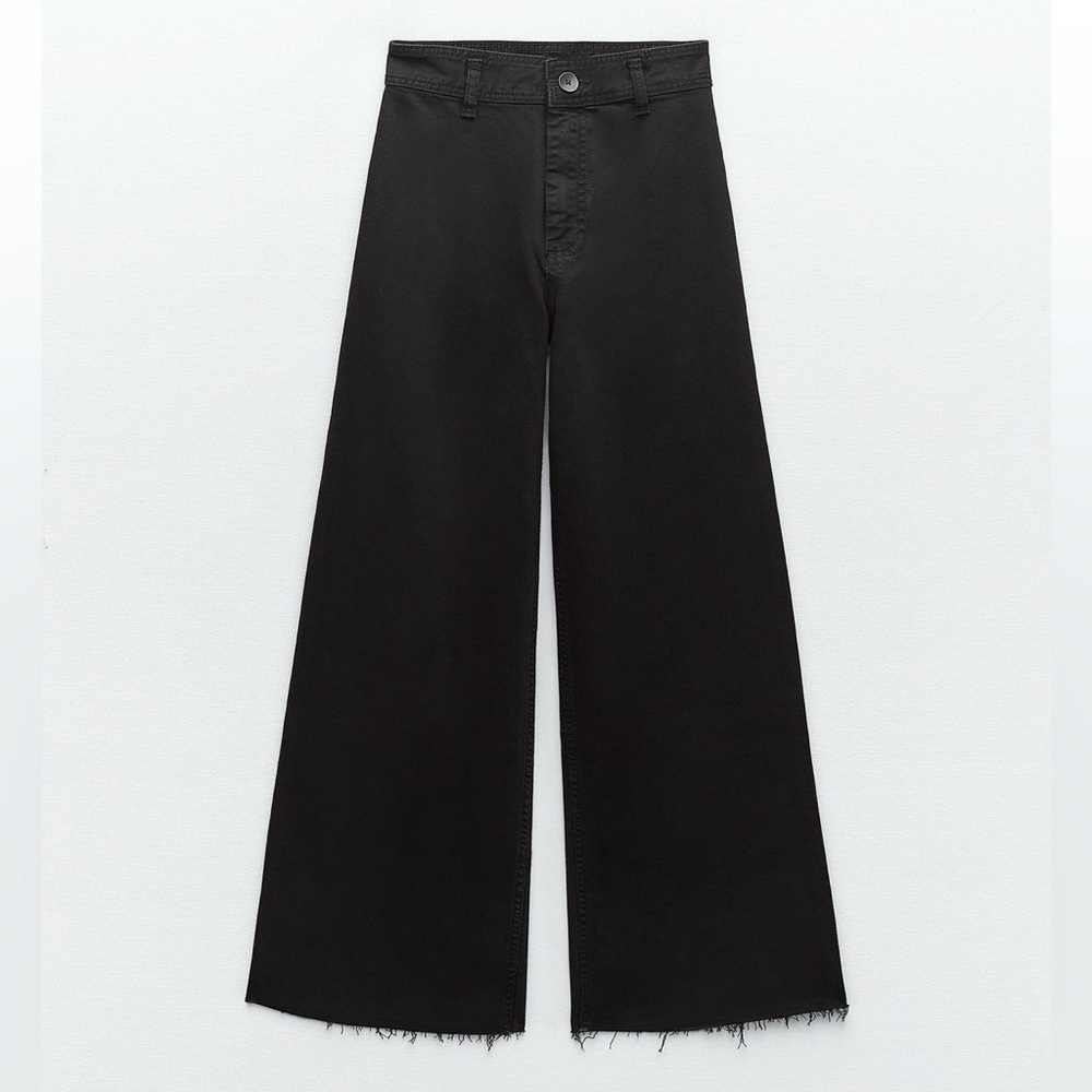 ZARA HIGH-WAISTED ZW SAILOR STRAIGHT JEANS